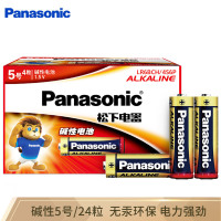 松下(Panasonic)5号AA碱性干电池6节1.5V (单位:6节/盒)
