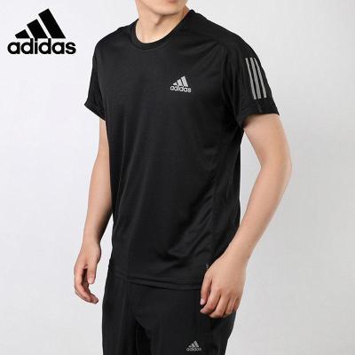 adidas短袖男装T恤2020夏季新款健身训练跑步运动服半袖FS9799