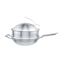 浮士德 白金搭档 蒸炒锅 304不锈钢 多用途 蒸锅 炒锅FA-025