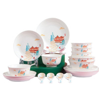 全瓷时代 豫园风光 家宴20套装LC-CJL20(单位:套)(BY)