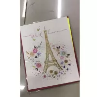 企购优品贺卡 颜色花样随机 50张/盒