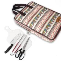 TP5530 户外炊具五件套装野营烧烤不锈钢刀具菜板野餐包烤肉简易厨具