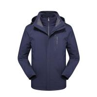 TP8368 秋冬冲锋衣三合一情侣男防风保暖两件套女时尚休闲户外服         男士