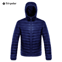 TP9070 2017秋冬新款超轻薄款羽绒服 男士短款大码休闲连帽羽绒外套
