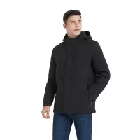 TP8893 户外加厚大码防风雪外套白鸭绒羽绒服男款