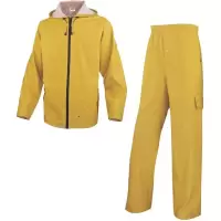 代尔塔 Delta 407008-2XL-荧光黄 EN850分体式户外防风雪雨衣-2XL 荧光黄(包装数量 1件)