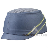 代尔塔 Delta 102130-GR 3厘米帽檐PU涂层聚酰胺轻型防撞帽(灰色)(包装数量 1顶)