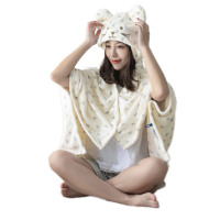 芳恩家纺 FN-T9006 萌趣多功能斗篷毯