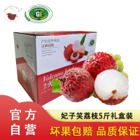 顺丰直发 现摘荔枝妃子笑荔枝新鲜应季水果 精品礼盒装 净4.5斤