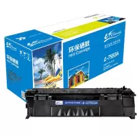 e代经典 e-7553A 硒鼓适用惠普HP LaserJet 2014 2015系列 2727系列打印机硒鼓 黑色