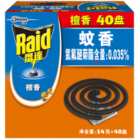 雷达 (Raid)(Raid)蚊香 檀香型 28g * 20双盘 驱蚊盘香 zc