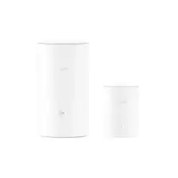 HUAWEI/华为路由 Q2S子母装（1母1子）全千兆网口 5G双频wifi 上网保护智能穿墙 超级组网（最大支持一拖15） 即插即用 分布式子母路由器 白色