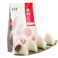 五芳斋50克*4真空白糯红豆细沙粽