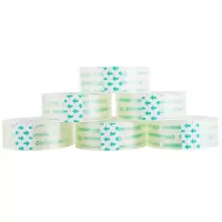 得力透明文具胶带(18mm*14y*38um*8pcs) 30064