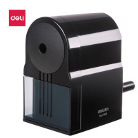 得力(deli) 71163 自动进笔削笔机 5档笔尖粗细可调节卷笔刀 可削彩铅转笔刀 可自动排除断芯 黑色