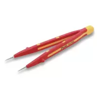 宝工 Pro'sKit TZ-V302C VDE 1000V圓尖橫齒鑷子 160mm(包装数量 1件)