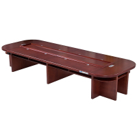 高档实木会议桌(4.5*1.8m 16把将军椅)