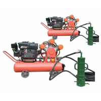 抗洪防汛打桩机 打木桩机地基打桩机 防洪植桩机