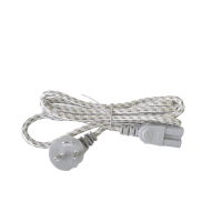 公牛 电水壶电饭锅插头线三孔通用大功率电源线 GN-J4A 1.5米 耦合器 PVC线