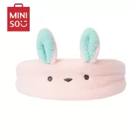 名创优品(miniso) 柔软小动物弹力干发帽浴室居家休闲发捆柔软多用[兔子]