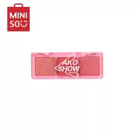 名创优品(miniso) 爱刻秀系列极光之虹三色眼影盘多色搭配快干持妆[C03 莓果豆沙]