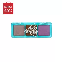 名创优品(miniso) 爱刻秀系列极光之虹三色眼影盘多色搭配快干持妆[C06 草莓西柚]