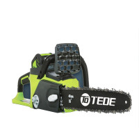 TEDE YD-5586 充电便携式手持锂电锯40V电链锯 家用大功率木工电锯伐木锯(两电一充,单位:套)