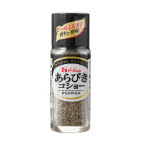 好侍黑胡椒粉日本调味料烤肉粉原装进口粗颗粒烧烤调味粉 15g