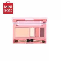 名创优品(miniso) 粉红豹化妆彩盘化妆盘上色自然腮红眼影彩妆用品[03火辣女孩]