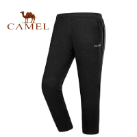 骆驼针织卫裤,黑色,XXL