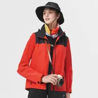 思凯乐(SCALER) 冲锋衣 F2602602 女两层冲锋衣 火焰红 件