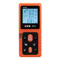 胜利仪器 高精度手持式红外线距离测量仪 测距仪 VICTOR 851D