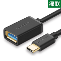 绿联 US154 Type-C公转USB3.0母 OTG数据线15cm