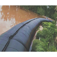 城市橡胶拦水子堤坝袋 柔性软质坝堤围堰 防洪抗洪防汛子堤袋