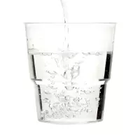 佳胜雅 一次性航空杯透明硬塑料杯子 300ml加厚 （30只装）