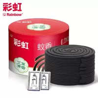 彩虹蚊香特惠桶装家用蚊香(加大盘)蚊香盘家用驱蚊防蚊盘香36单盘大盘艾草清香5651