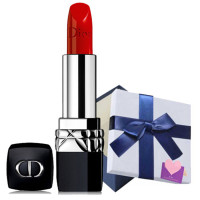Dior迪奥全新烈艳蓝金丝绒哑光唇膏口红3.5g 999#正红色滋润