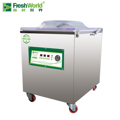新鲜世界(Fresh World)FW-6106商用真空包装机食品抽真空封口机全自动大型熟食打包机20L工业泵大抽力
