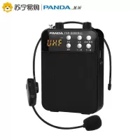 熊猫 K63无线扩音器 导游导购户外插卡音箱小蜜蜂迷你 插卡音箱 黑色 gk