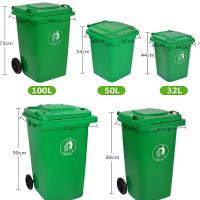 白云疯狂(BAIYUNFENGKUANG) 环卫塑料垃圾桶240L(单位:个)