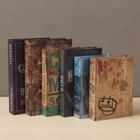 欧 式复 古假 书小摆 件仿 真 书美 式书 籍道 具办 公室书 柜书 房装 饰 品摆 设