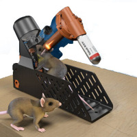 雅克布（YKB）捕鼠神器家用灭鼠器老鼠笼（主机 专用底座 气罐 诱饵）