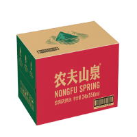 饮用天然矿泉水 550ml*24瓶/箱 新