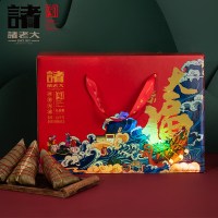 诸事大福礼品粽（100克*4真空酱香黑猪肉粽 100克*2真空经典洗沙粽 100克*2真空蜜枣赤豆粽 60克*6真空咸鸭