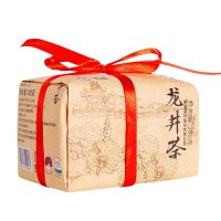 中茶茶叶 2021年新茶春茶雨前龙井绿茶传统纸包散装茶200g