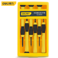 得力(deli) DL3206A 6件套塑柄钟表批(新VI)(10套)