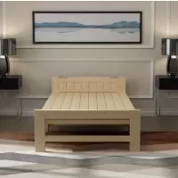 实木床 单人床 1.5米办公床