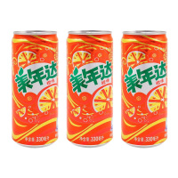 百事美年达 可乐型汽水(细长罐)330ml*12罐