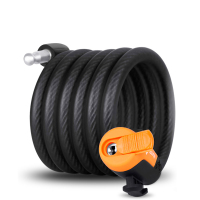 自行车锁 山地车锁 单车锁 钢丝锁钢缆锁防盗锁死飞 单车配件