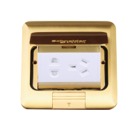 施耐德电气 地插 弹出式地面插座 10A五孔地板插座(不含底盒)铜质 E225C10U_BAS